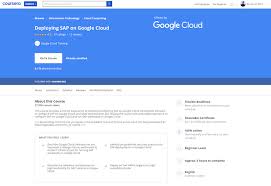 Solutions review lists the best google cloud courses and training that any it administrator or architect can take on coursera right now. Sap Architect On Google Cloud Sap Blogs