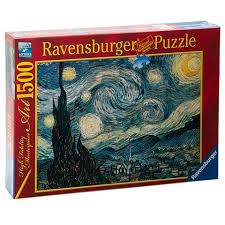 He loved the picture of the van gogh seascape but when he opened the box and realized the intricacies and coordinating theme of. Ravensburger Van Gogh Starry Night Puzzle 1500pce Peter S Of Kensington