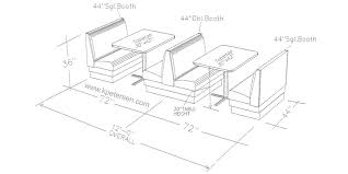 Upholstered Booth Layouts Typical Booth Dimensions Restaurant Booth Restaurant Seating Restaurant Seating Layout