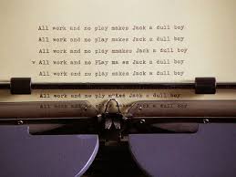 Emotional tone of a work of art, as of a play or novel: All Work And No Play Makes Jack A Dull Boy La Alcancia Del Artesano