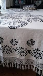 Masa Ortuleri Yoresel Kastamonu Baski Desenler Elde Nakis