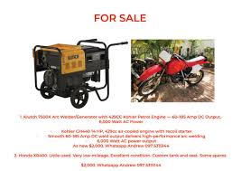 We did not find results for: Ad Dicts Advertising Generator Honda Xr400 For Sale 1 Klutch 7500k Arc Welder Generator With 429cc Kohler Petrol Engine 60 185 Amp Dc Output 6 000 Watt Ac Power Kohler Ch440 14