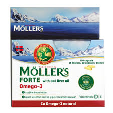Omega 3 Ulei Ficat De Cod Moller S 150 Capsule Emag Ro