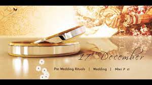 Wedding Invitation Video Video Invitation Classy Marriage Invitation Vid Indian Wedding Invitation Card Design Marriage Invitations Wedding Invitation Video