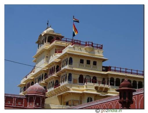 Chandra Mahal inside City Palace is the residence of Royal family of Jaipur - City Palace Jaipur | go2india.in