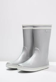 Aigle Retailers London Aigle Malouine Wellies Silver