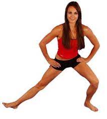 You should feel the stretch on different areas of the hips and groin. Standing Groin Stretch Hip Flexor Stretch Stretching Exercises Chair Pose Yoga
