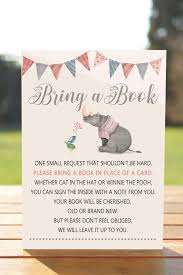 Popular book baby shower invitations. Rhino Bring A Book Instead Of A Card Bring A Baby Shower Insert Book Bring A Baby Shower Book Bri Baby Showers