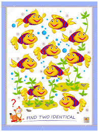 Find a list of websites that offer free jigsaw puzzles or all levels of difficulty you can either download or complete online. Logic Puzzle Game For Children And Adults Find Two Identical Fishes Printable Page For Kids Brain Teaser Book Iq Test Flat Vector Cartoon Illustration Task For Attentiveness Play Online Royalty Free Cliparts