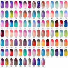 205 Colors 4pcs Set Change Color Gel Nail Polish Long