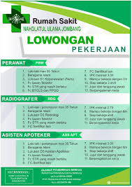 Daftar lowongan pekerjaan kabupaten trenggalek ini akan menambah pengetahuan sobat terkait masih banyaknya lapangan. Lowongan Kerja Rsnu Jombang Rsnu Jombang