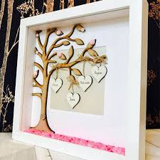 Family Tree Frame Beautifully Personalised Family Tree Frame Made Of The Highest Quality And Making A Wo Family Tree Designs Family Tree Frame Family Tree Gift