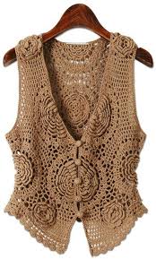 Check spelling or type a new query. Floral Chocolate Vest Free Crochet Graph Pattern Crochet Clothes Crochet Waistcoat Crochet Vest