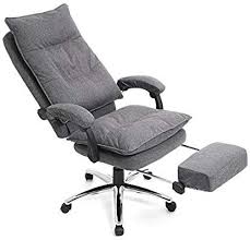 Songmics Chefsessel Ergonomischer Burostuhl Mit Fussstutze Schreibtischstuhl Verstellbare Ruckenlehne Bis Schreibtischstuhl Burostuhl Burostuhl Ergonomisch
