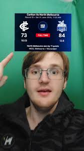 Carlton Vs North Melbourne