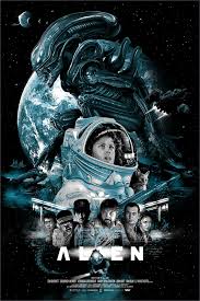 Alien is the first film in the alien franchise, released in 1979. The Perfect Organism By Vance Kelly Alien Movie Poster Movie Artwork Aliens Movie