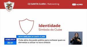 O novo símbolo vai ser composto por três cores: Rtp Acores Noticia Concurso Para Criacao Do Novo Emblema Do Santa Clara Rtp Acores Facebook