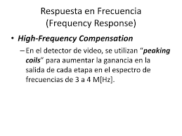 Hay proveedores de 239 detector de radiofrecuencia, principalmente ubicados en east asia. Ppt Conferencia 17 Amplificadores De Video Powerpoint Presentation Id 1334978