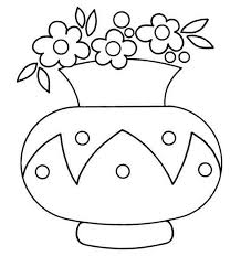 Flower Vase Coloring Pages For Kids Coloring Pages Trend Flower Coloring Pages Coloring Pages Love Coloring Pages