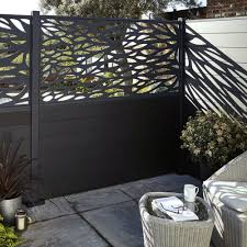 Brise Vue En Aluminium Ajoure Panneau Decoratif Jardin Design De Cloture Brise Vue
