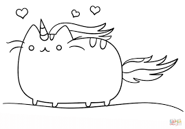 Free Kawaii Coloring Pages Coloring Home The unicorn horn is glitter stripes. free kawaii coloring pages coloring home