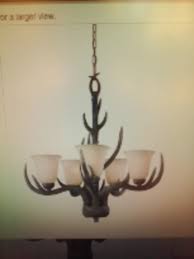 Bel Air Lighting 31 5 Light Faux Deer Antler Chandelier At Menards
