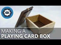 Luckily, you can save you $100+ and build your own using just one board! Making A Playing Card Box From Maple Walnut Youtube