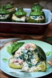 Courgettes Rondes Farcies Aux Epinards Ricotta Et Lardons Happy Papilles Recette Courgette Ronde Farcie Recette Avec Courgette Recette Courgette Farcie