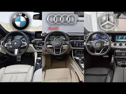 Audi A6 Vs Bmw 5 Series Vs Mercedes E Class 2020 2019 Audi A6 Vs Bmw 5 Series Vs Mercedes Benz Interior Youtube