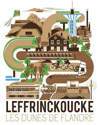 Leffrinckoucke Belgium Travel Posters Poster Vintage Travel Posters