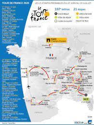 See more of tour de france 2021 on facebook. Ammattipyoraily Ar Twitter Tour De France 2020 Map Based On Rumours Tdf2020 Source France Bleu