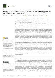 This manual is published by harris corporation without any warranty. Pdf Phosphorus Transformation In Soils Following Co Application Of Charcoal And Wood Ash