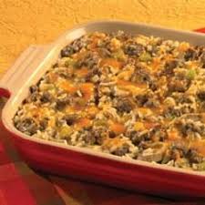 Hearty Sausage And Rice Casserole Sausage And Rice Casserole Rice Casserole Recipes Hearty Sausage