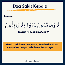 Punca Sakit Kepala Dengan Doa Cara Hilangkan Sakit Kepala