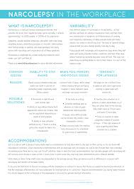 Narcolepsy Workplace Info Sheet This Is An Information Sheet I Have Put Together To Help Employers Better Underst Narcolepsy Migraine Relief Migraine Headaches