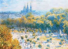 Claude Monet The Jardin Des Tuileries 1875 Pittura Parigi Dipinti Di Monet Arte