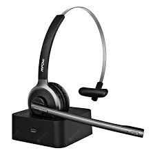Mpow M5 Pro Bluetooth Headphone Office Headset With In 2020 Mpow Headset Noise Cancelling Headset