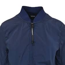 Check spelling or type a new query. C P Company Navy Blue Bomber Jacket