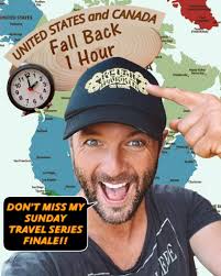 Keith Harkin's Travel Series Finale Concert and Daylight Saving Reminder