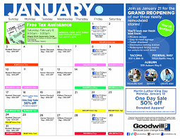 Sales Event Calendar Goodwill Goodwill Shopping Event Calendar Tag Sale