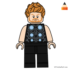 How To Draw Thor Lego Drawing Art Drawing For Kids Marvel Drawings Art Drawings For Kids Drawing For Kids