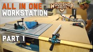 A work table plans is the keystone of any woodworkers store. Building An All In One Woodworking Workstation Part 1 Plans With Video Instruction Woodwork Junkie