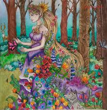 Mythomorphia By Kirby Rosanes Enchanted Forest Coloring Book Angel Coloring Pages Coloring Book Art