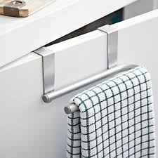 High quality kitchen over the cabinet door hook hanger stainless steel over towel bar. Over Cabinet Towel Bar For Kitchen Cupboard Doors Lakeland