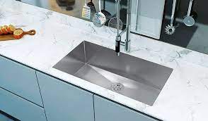 Stainless steel zero radius sink. Topzero