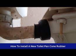 Regular plumbing snakes can scratch or damage porcelain toilets, so make sure to use a special toilet or closet snake, also called an auger. How To Install A New Toilet Pan Cone Rubber Youtube