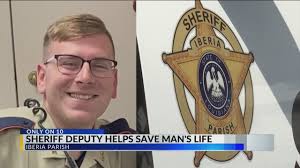 Iberia Sheriff deputy helps save man's life