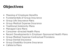 Group health insurance plans are one of the major benefits offered by many employers. Employee Benefits Group Life And Health Insurance Ppt Video Online Download