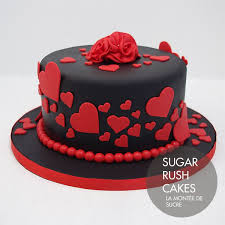 Beautiful cake for our spouse , adding your toppers , flavours. Hearts Cake For Eight Sugar Rush Cakes Montreal Cake For Husband Fondant Cake Designs Birthday Cake Chocolate