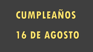 Maybe you would like to learn more about one of these? Famosos Que Cumplen Anos El 16 De Agosto Youtube
